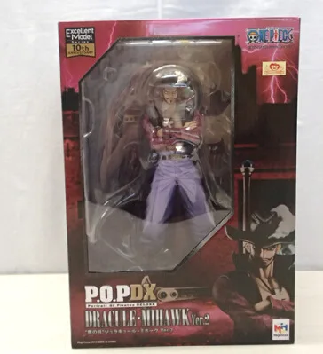 9,5 дюймов одна деталь Dracule Mihawk поп DX глаз ястреба 24 см фигурка модель коллекционный подарок игрушка