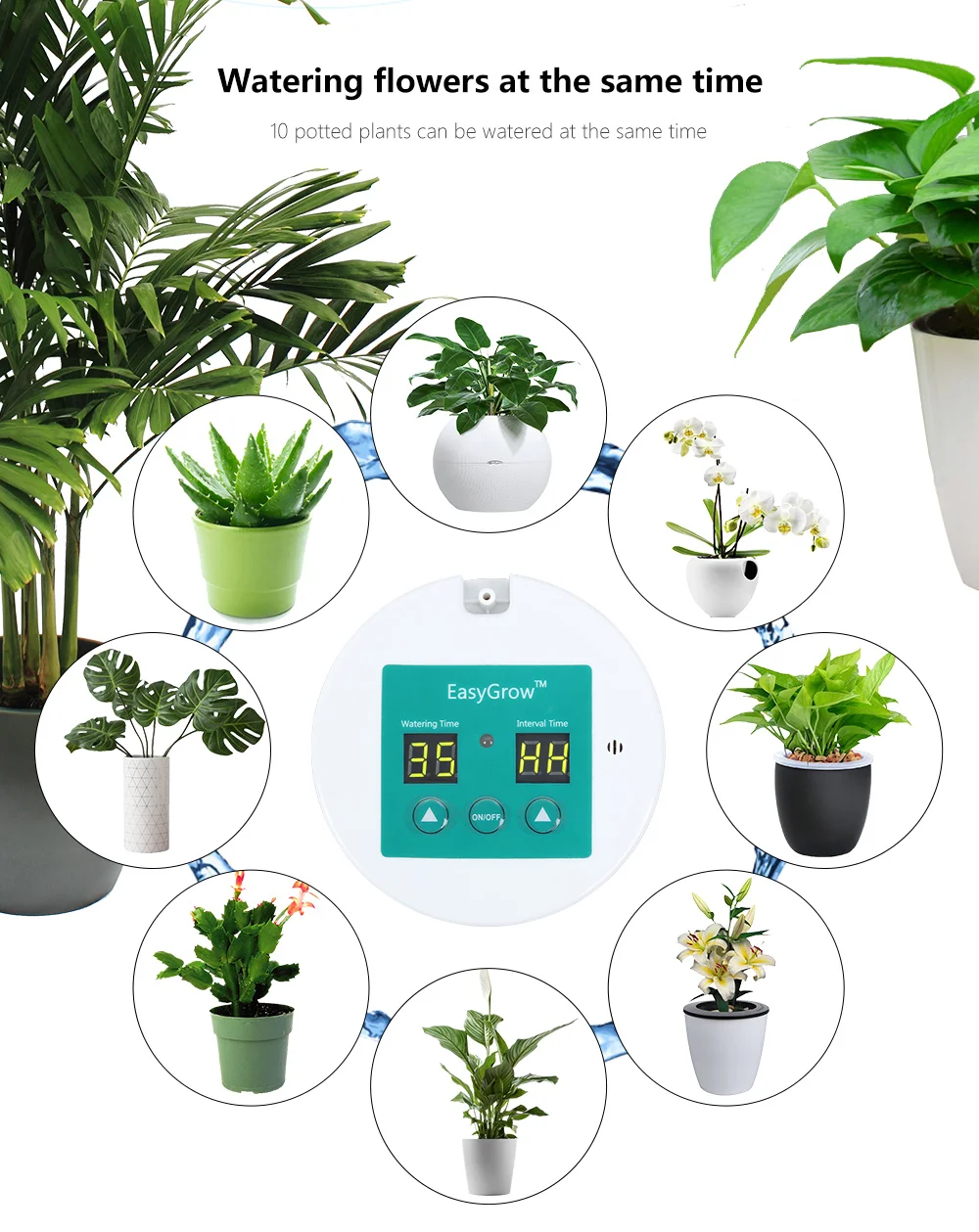 2019 Новый Умный таймер автоматический садовый полив устройство завод цветок капельного разбрызгиватель садовый водосберегающий капельные