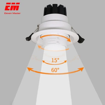 

Super Bright Recessed LED Dimmable Downlight COB 5W 7W 10W 30W LED Spot light LED decoration Ceiling Lamp AC220V ZTD0005