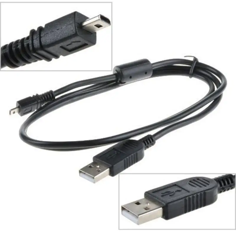 

Universal USB To Small Port 8p Camera USB Cable For Nikon Digital Camera Models USB 2.0 Compliant USB A Male To Mini 8 Pin Male