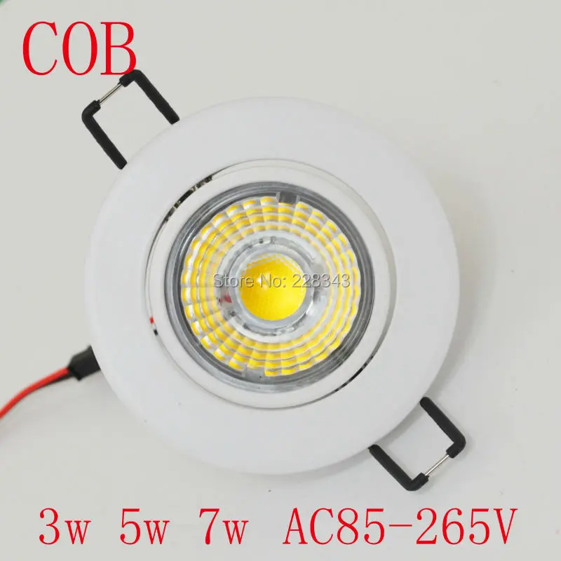 

2015 Newest Free shipping 3W 5W 7W 10w LED COB chip LED Ceiling light Spot Light Lamp led lamp epistar AC85-265V