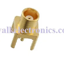 MCX женский прямой для монтажа на печатную плату, PCB mount MCX женский прямой разъем, MCX connctor, позолоченный, 50ohm