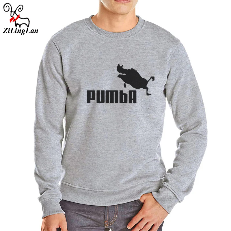 ZiLingLan Fashion Printed O neck Warm Cotton Sweatshirts Winter Fleece Men Thick Pullover