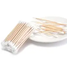 120 шт Высокое качество двойной головкой здоровье макияж косметика уха чистые ювелирные изделия чистый ватный тампон палочки ватные Stick падения