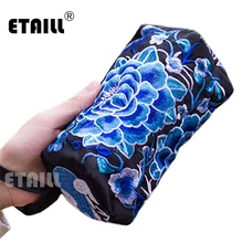 Hmong Ethnic Handmade Embroidered Mobile Phone Bag Boho Indian Purse Designer Famous Brand Logo Day Clutch Bags Sac a Dos Femme