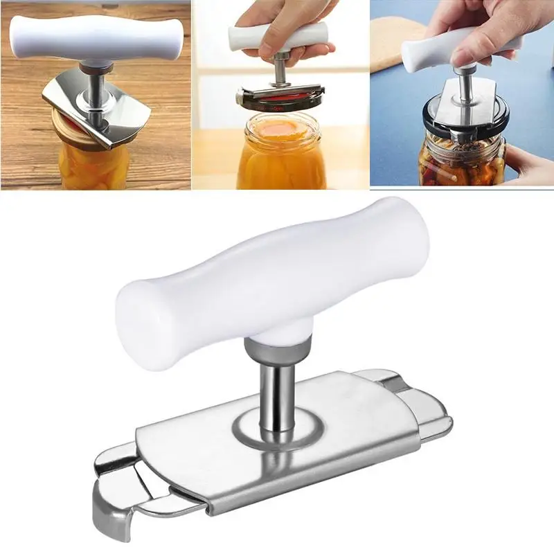

Adjustable Can Opener Stainless Steel Manual Can Opener Bottle Opener Easy Can Opener