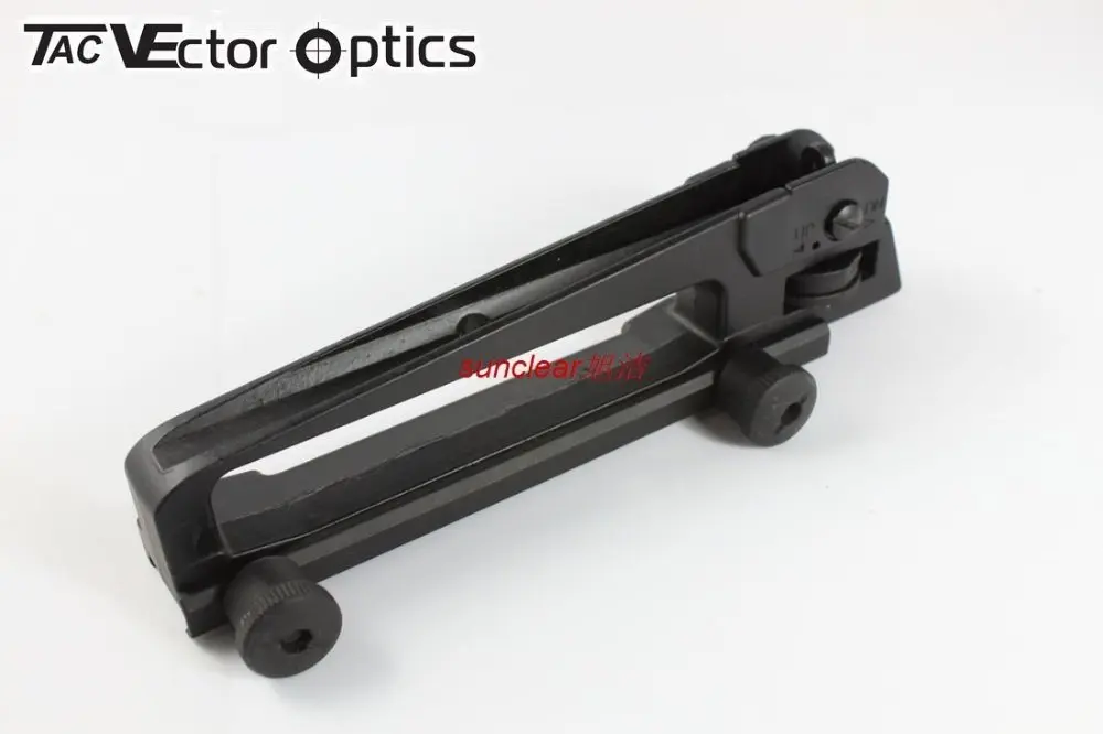 Vector Optics AR15 M4 Handvat met 21mm Weaver Staal Mount Basis en Verstelbare Achter Iron Sight