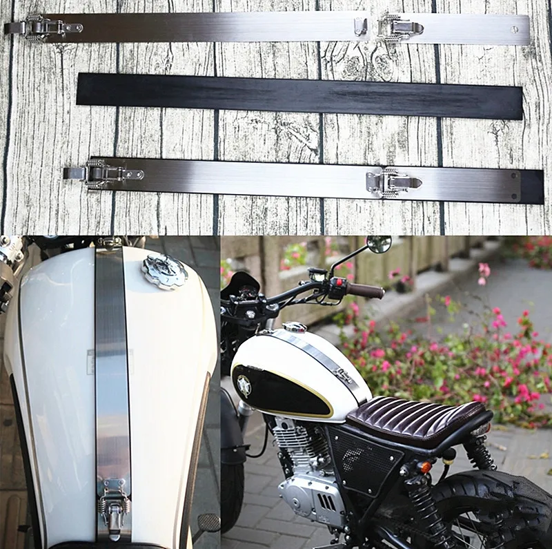 Новинка наклейка на бак мотоцикла Cafe Racer винтажная из нержавеющей стали
