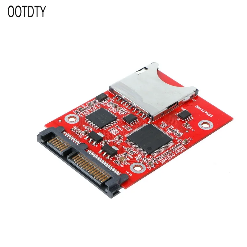 Sintech SD/SDHC/SDXC/MMC Flash Memory card to SATA Adapter as 2.5" SATA