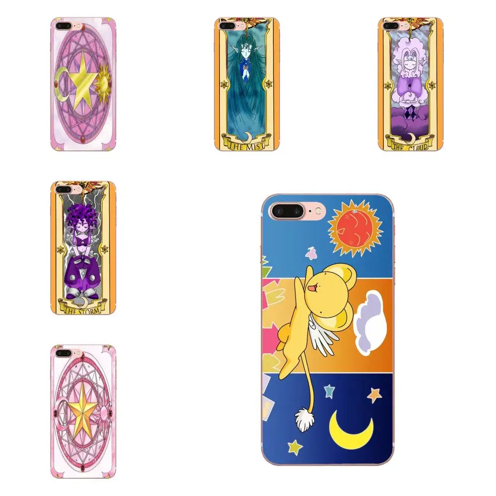 Luxury High-End Sakura Card Captor Clow Cards For Samsung Galaxy Note 5 8 9 S3 S4 S5 S6 S7 S8 S9 S10 mini Edge Plus Lite | Мобильные