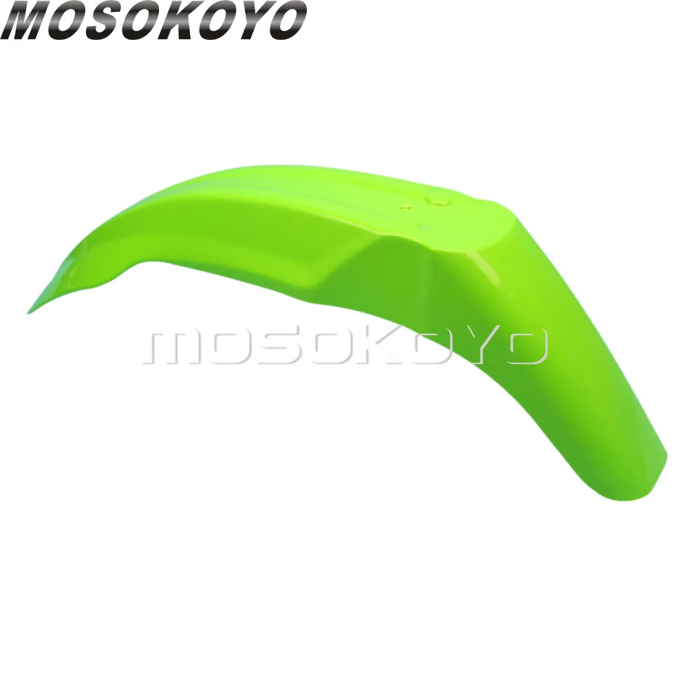 Для Kawasaki KX KLX Green Supermoto переднее крыло Dirt Bike Motocross Mudguard Racing MX Enduro Mud Guards|Накладки и