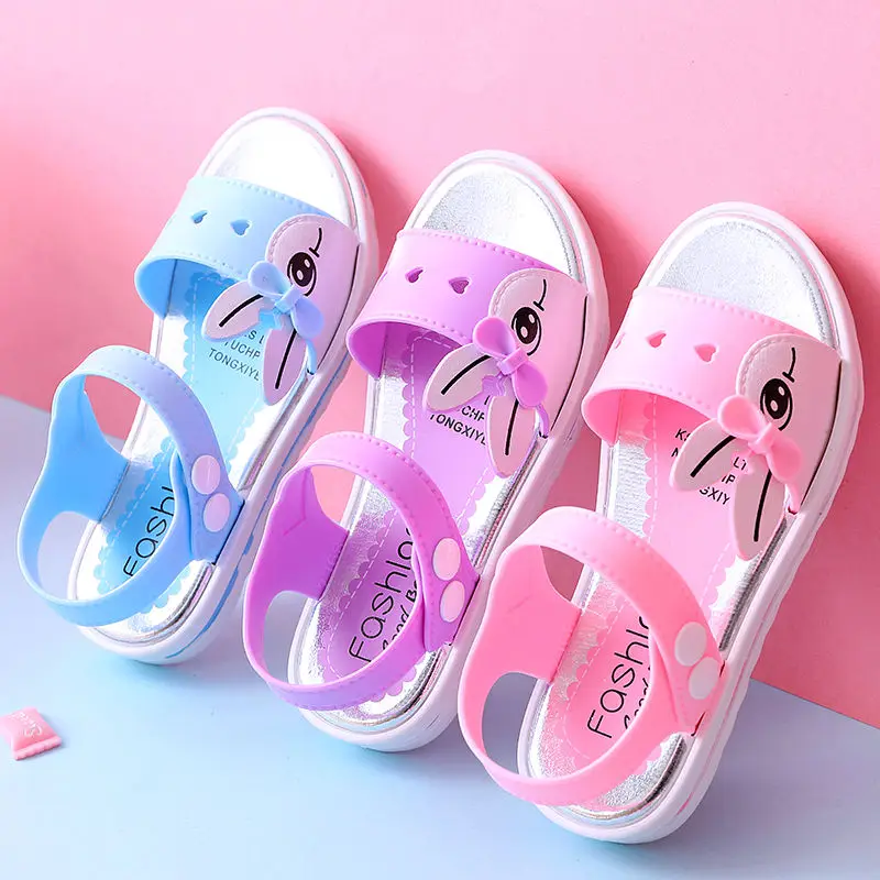 

new summer girl's shoes baby girl's sandals anti-skid children summer shoes 4-18 years old eva outsole princess sandals