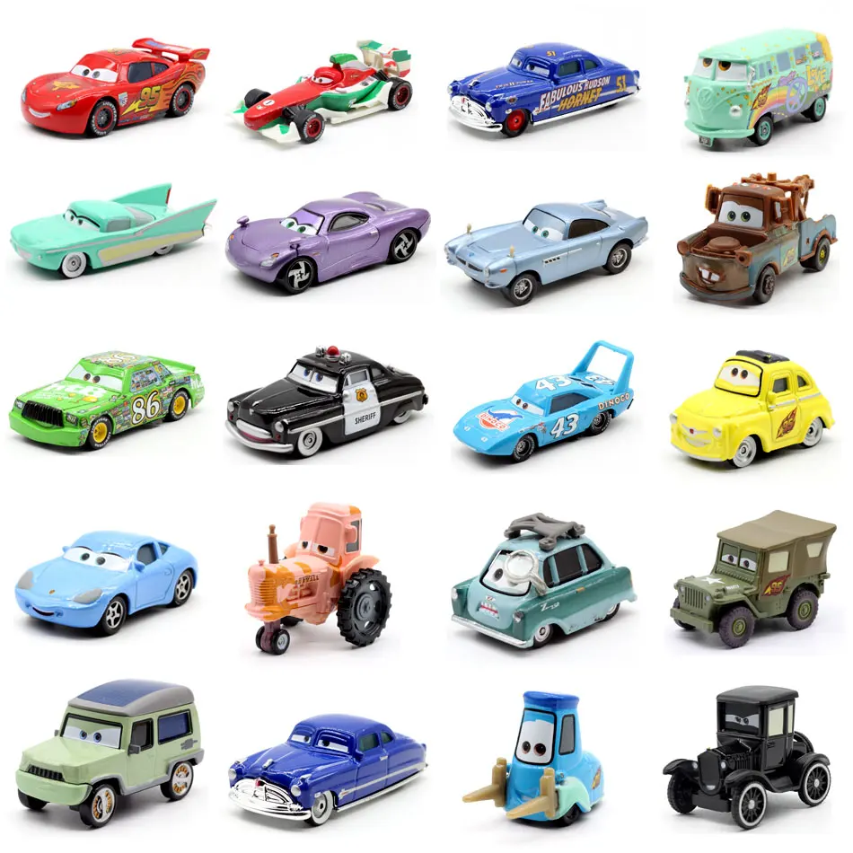 Металлическая машинка тачки 3 Disney Pixar в масштабе 1:55 23 вида|lighting mcqueen|metal car toypixar cars |