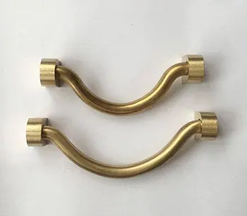 

4'' 4 3/4'' Drawer Pulls Drop Bail Pull Brass Cabinet Handles Knobs Dresser Pulls Antique Kitchen Knob Handle Hardware 100 120mm