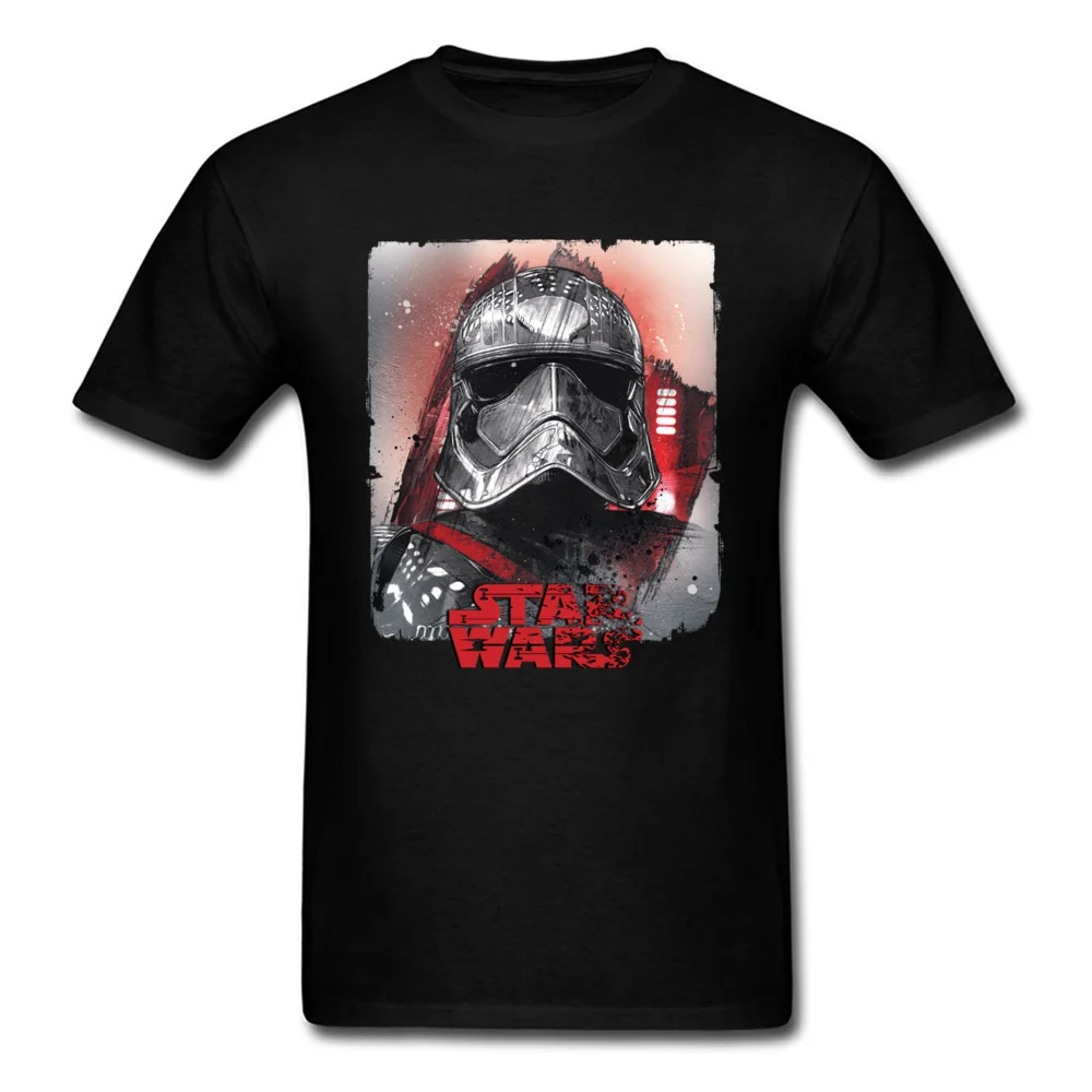 

Distressed Captain Phasma 2018 Summer T Shirt Men Star Wars Hip Hop Tee Shirts Loose Streetwear 80s 3D Movie Vintage Tops