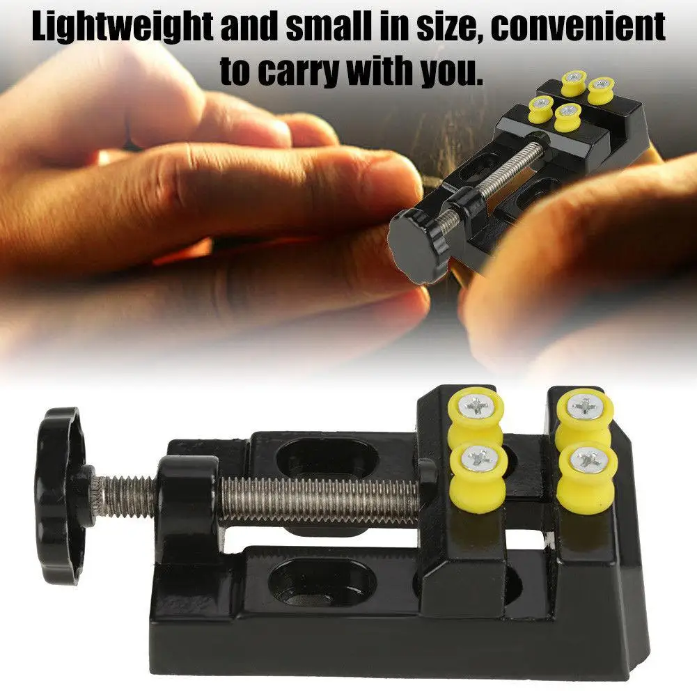 Съемные миниатюрные настольные тиски без царапин для часов Ювелирный инструмент