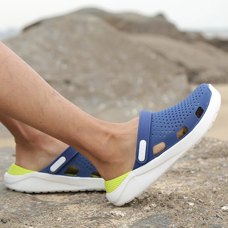 

Men's Wading Hole Shoes Cave Outdoor Beach Shoes Mens Sandals Summer Casual Soft Bottom Non-slip Comfortable Sandals Men