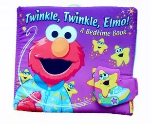 Кэндис Го! Новинка Горячая Распродажа плюшевых книга softplay ткань книги twinkle Elmo перед сном Книга Детские игрушки подарок 1 шт