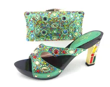 Freies Verschiffen, MD015-228 lady Italienisch passenden schuhe und tasche set für hochzeit und partei in groß-und einzelhandel.