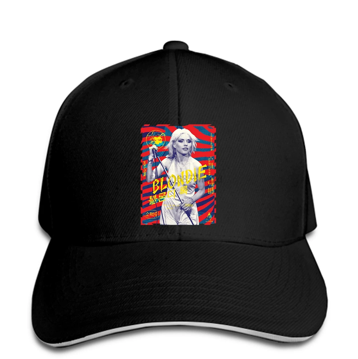 

Men Baseball Cap BLONDIE DEBBIE HARRY NEW WAVE PUNK ROCK RETRO VINTAGE JAPAN JAPANESE Snapback Cap Women Hat Peaked