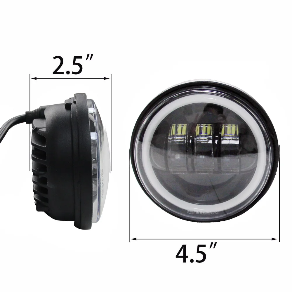 4 1 2 4 5 LED Fog font b Lamp b font Driving Passing Light for