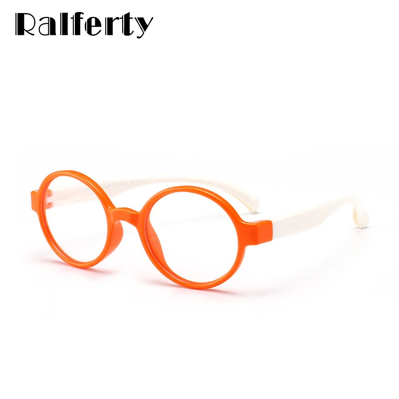 Ralferty 2018 детская небьющаяся гибкая круглая рамка для очков винтажные оправы