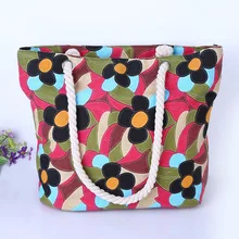 4 шт./лот, сумка-тоут с цветами, Женская эко многоразовая складная сумка для покупок, цветочный принт, сумки для леди, путешествия, пляжная сумка