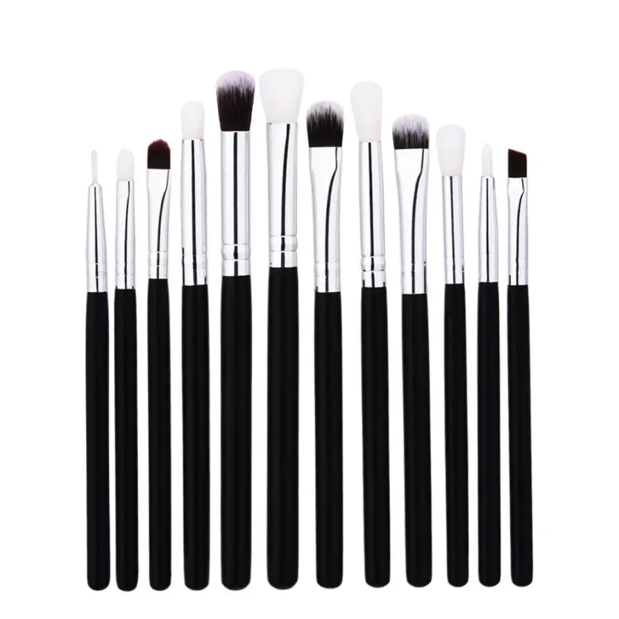 

OutTop 12 Pcs professional Blending Pencil Foundation Eye shadow Makeup Brushes Eyeliner Brush 4.17