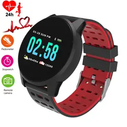 Роскошные Bluetooth Smart часы Для женщин часы крови Давление монитор сердечного ритма цифровые наручные калорий секундомер Спортивный Браслет