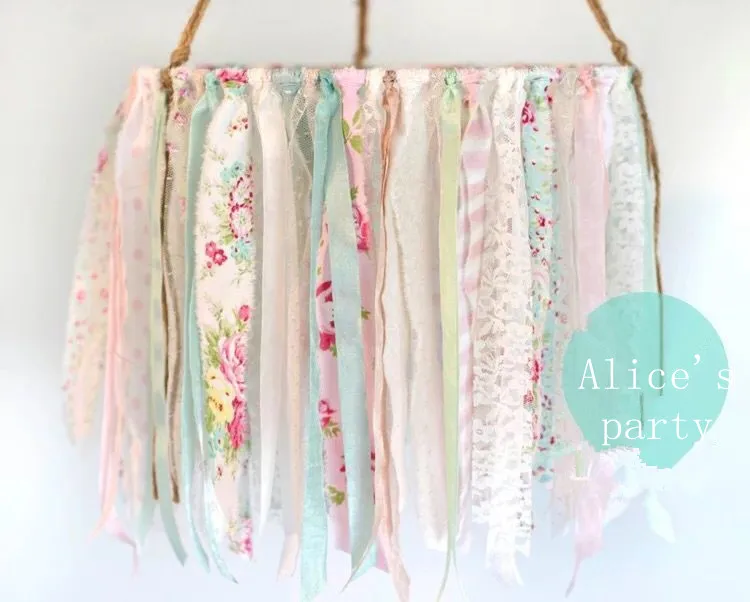 

Rustic Boho theme party Moblie Decoration Garden Ornament Romantic Wedding party Decoration Nursery hanging Baby Shower Bed Deco