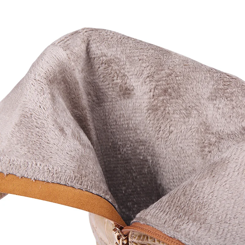 Women Boots Genuine Leather Shoes Woman Knee High Boots Winter Fur Shoes High Heels Botas Mujer 2019 Big Size Bottines Femme Women Boots Genuine Leather Shoes Woman Knee High Boots Winter Fur Shoes High Heels Botas Mujer 2019 Big Size Bottines Femme