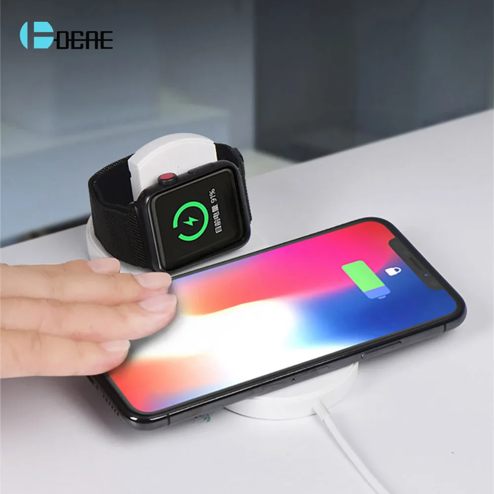 DCAE QI Wireless Charger For iPhone XS MAX XR X 8 Plus 10W