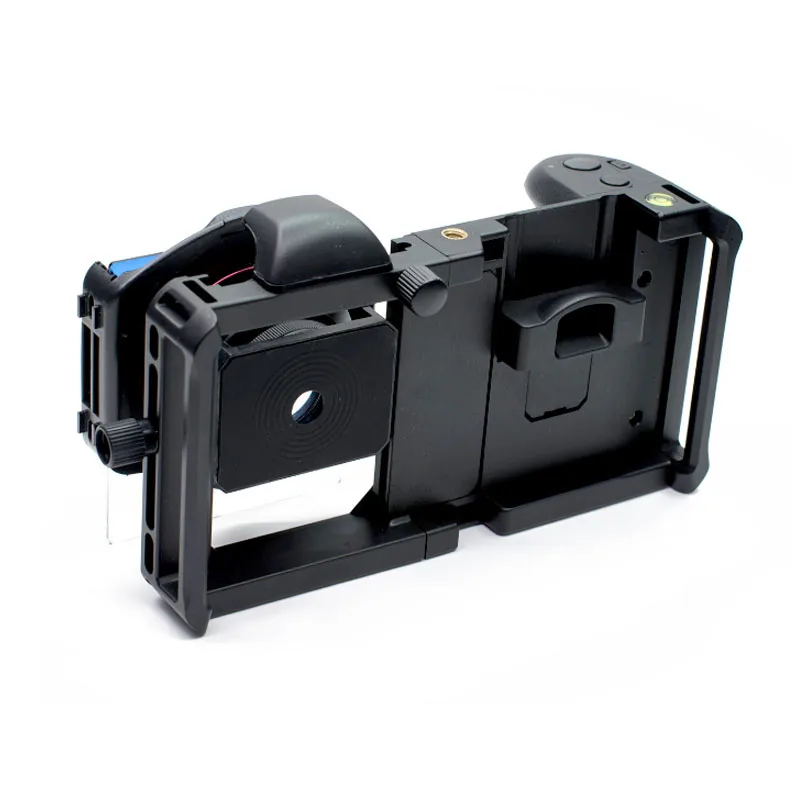 Универсальный кронштейн для фотосъемки SLR, стабилизатор для камеры смартфона, видеокамера для съемок, широкоугольный Макро, 2 в 1 объектив, клетка для кролика