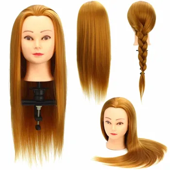 

CAMMITEVER Hair Styling Mannequin Head Dummy Mannequin Hairdresser Mannequin Head Professional Styling Wig Head