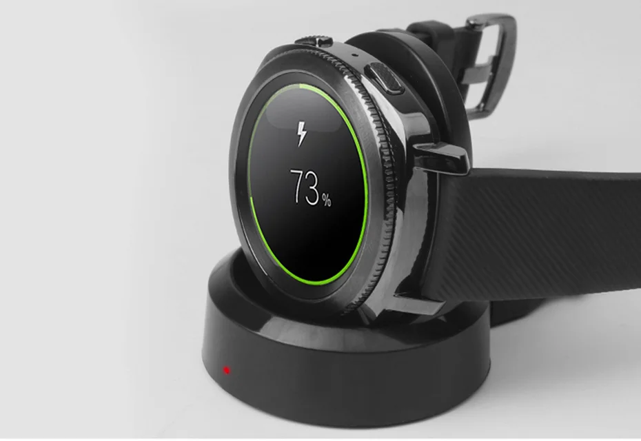 High Quality Wireless Charging Dock Charger Smart Watch Magnetic Adsorption Charging Satnd for Samsung Gear Sport Smart Watch (6)