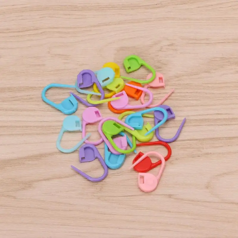 

Colorful Knitting Stitch Markers Crochet Locking Tool Craft Ring Holder