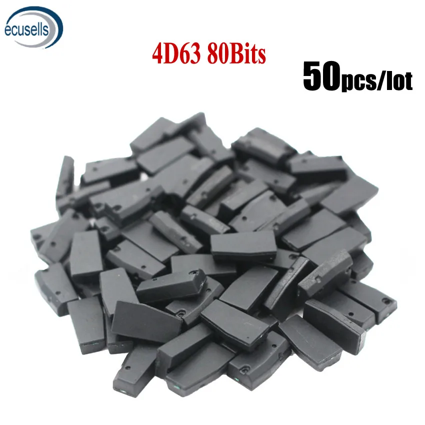 

50 PCS/LOT, Auto Transponder Chip 4D63 80BITS Ceramic Car Chip Blank Key Chip For Ford For Mazda Aftermarket 2018 update