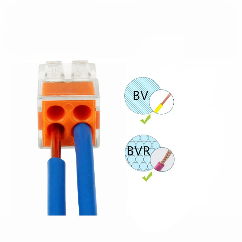 

50/100Pcs PCT-104 WAGO 773-104 Push wire wiring connector For Junction box 4 pin conductor terminal block wire connector