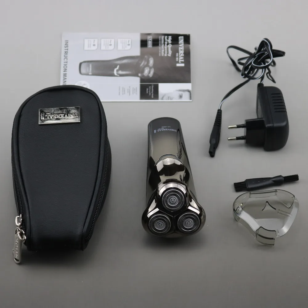 

Cordless rotary electric shaver wet dry shaver for men rechargeable facial shaving machine male beard electric razor cleaning