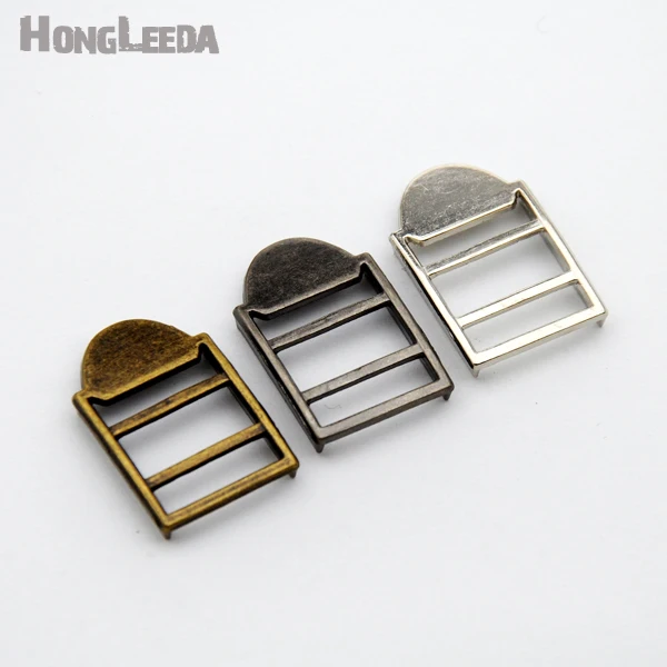 45pcs/lot 15mm metal alloy adjustable buckle bag backpack luggage slide