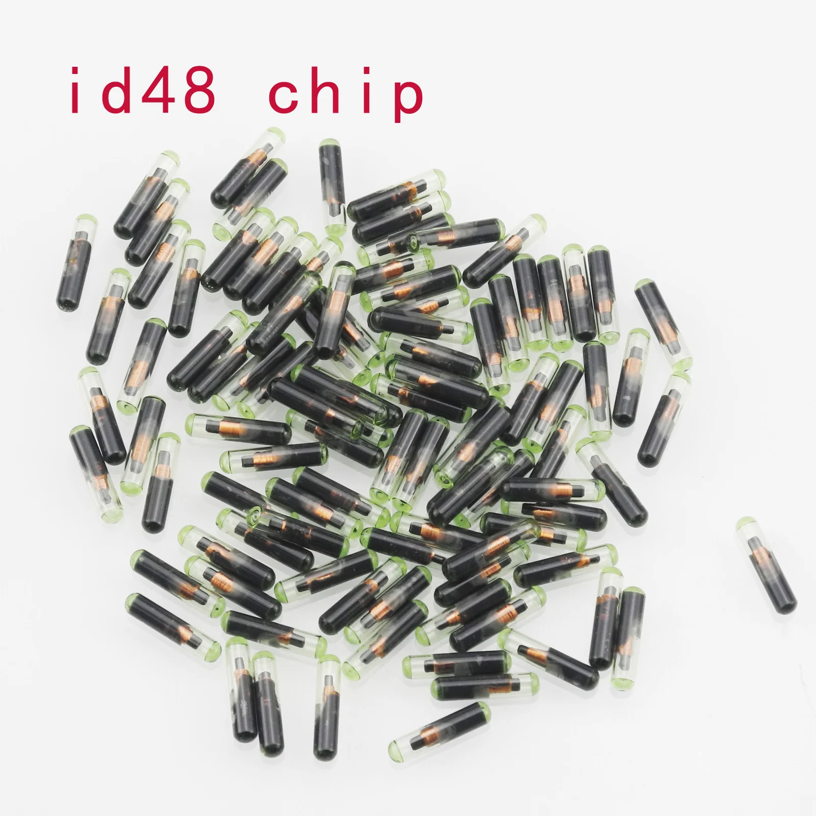 

jingyuqin 10pcs Car Key Transponder Chip ID48 T6 Crypto Unlocked For VW For Audi For Seat For Skoda For Porsche Auto Car Styling