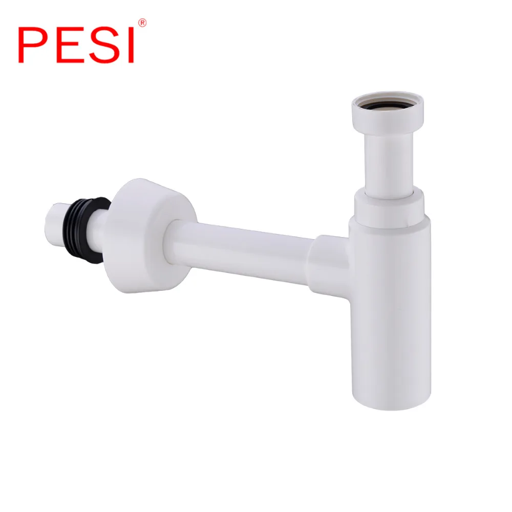 Snappy Round Bottle Trap Bathroom Basin Sink Tap Bottle Trap Drain Kit Waste P TRAP Pop Up Drain