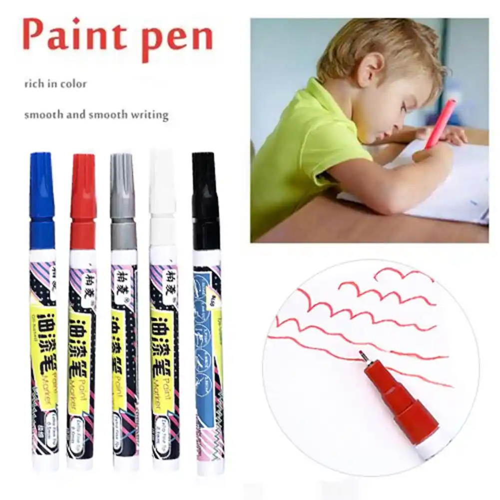 Car Paint Marker Pen Touch Up Pen Graffiti Sign In Pen Office Stationery Tire Water Spray Paint Scratch Remover Car Paint Repair Painting Pens Aliexpress