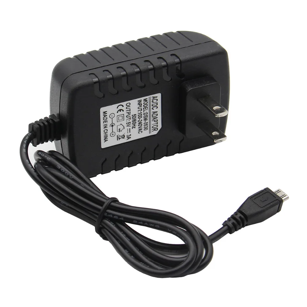 Raspberry Pi DC 5V 3A Micro USB US Plug источник питания 3 Model B + Plus/3B адаптер | Компьютеры и офис