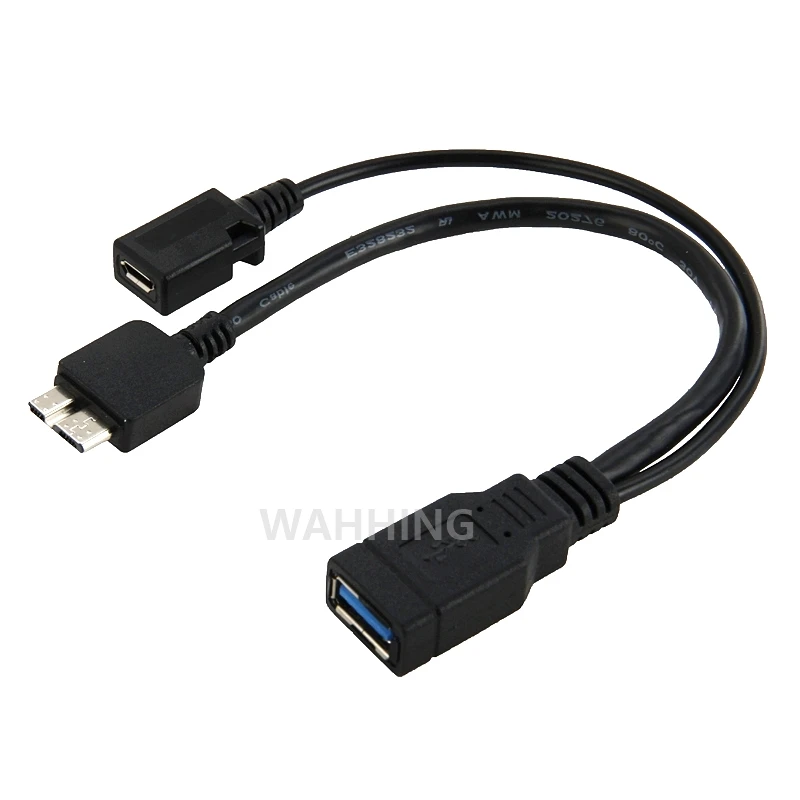 Разветвитель кабеля OTG USB3.0 USB 3 0 мама на Micro 5 контактов адаптер для Galaxy Note3