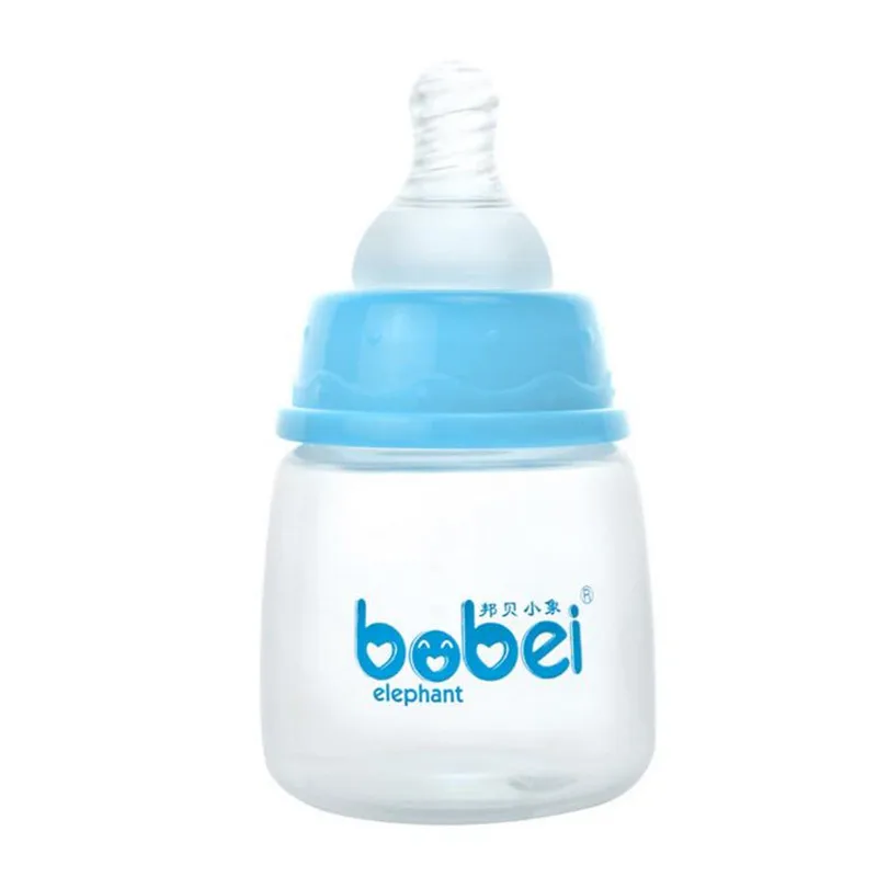 

Bobei Elephant 60 ML Water Milk Bottle Baby Feeding Bottle Soft Mouth Duckbill Sippy Infant Training Baby feeding Bottles Cups