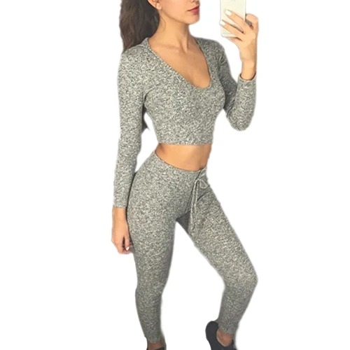 crop top sweatsuit outfit