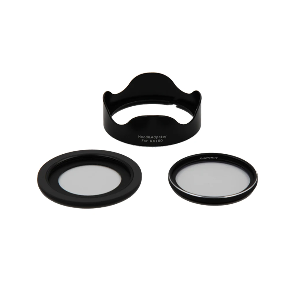 

Filter adapter ring hood for Sony Black Card RX100 M1 M2 M3 M4 M5 camera