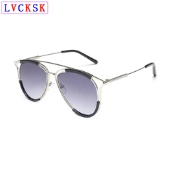 Unisex Gafas Piloto Gafas de Sol para Mujeres Hombres Gafas Doble Puente Patchwork Color Marco de Metal Tonos Gafas de Sol L3 Unisex Gafas Piloto Gafas de Sol para Mujeres Hombres Gafas Doble Puente Patchwork Color Marco de Metal Tonos Gafas de Sol L3