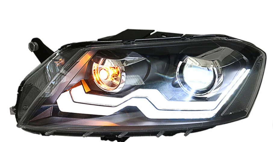 HID, 2012 ~ 2015, автомобильный Стайлинг для Passat B7 фар, sharan, Golf6, routan, saviro, polo, passat, magotan, Passat Головной фонарь